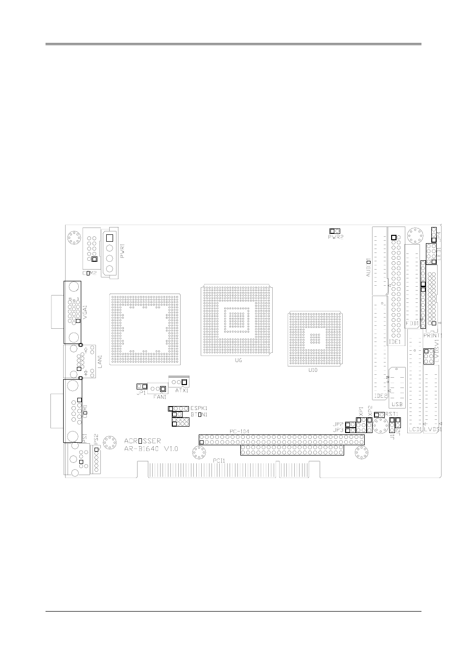 Installation, 1 ar-b1640's layout | Acrosser AR-B1640 User Manual | Page 7 / 30