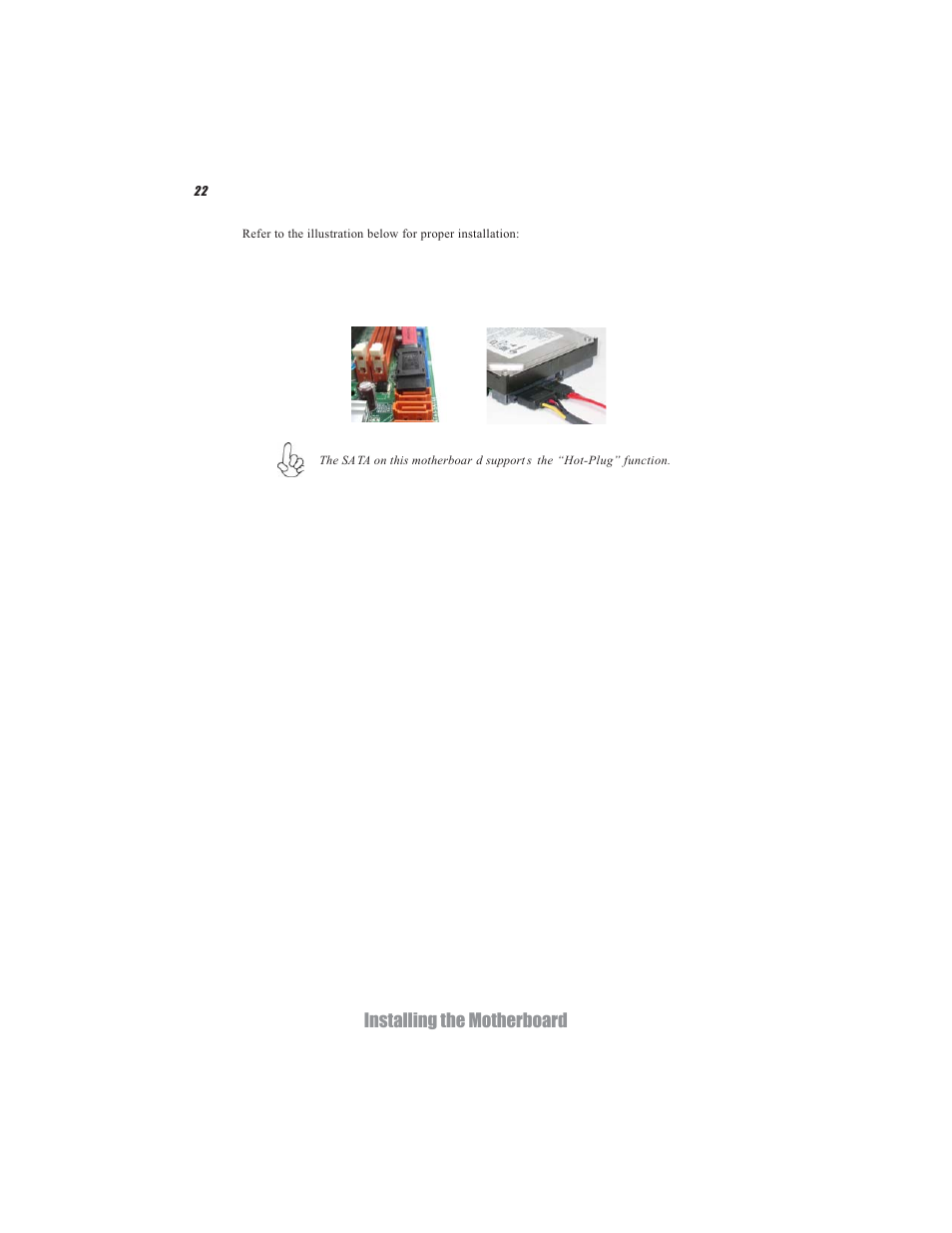 Installing the motherboard | Acrosser AR-B5495 User Manual | Page 26 / 54