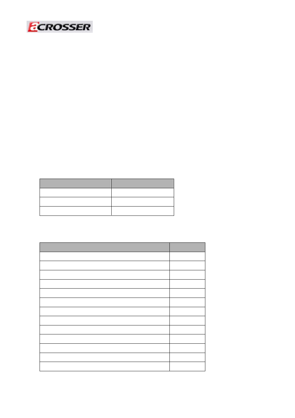 Acrosser AR-V5430FL User Manual | Page 3 / 20