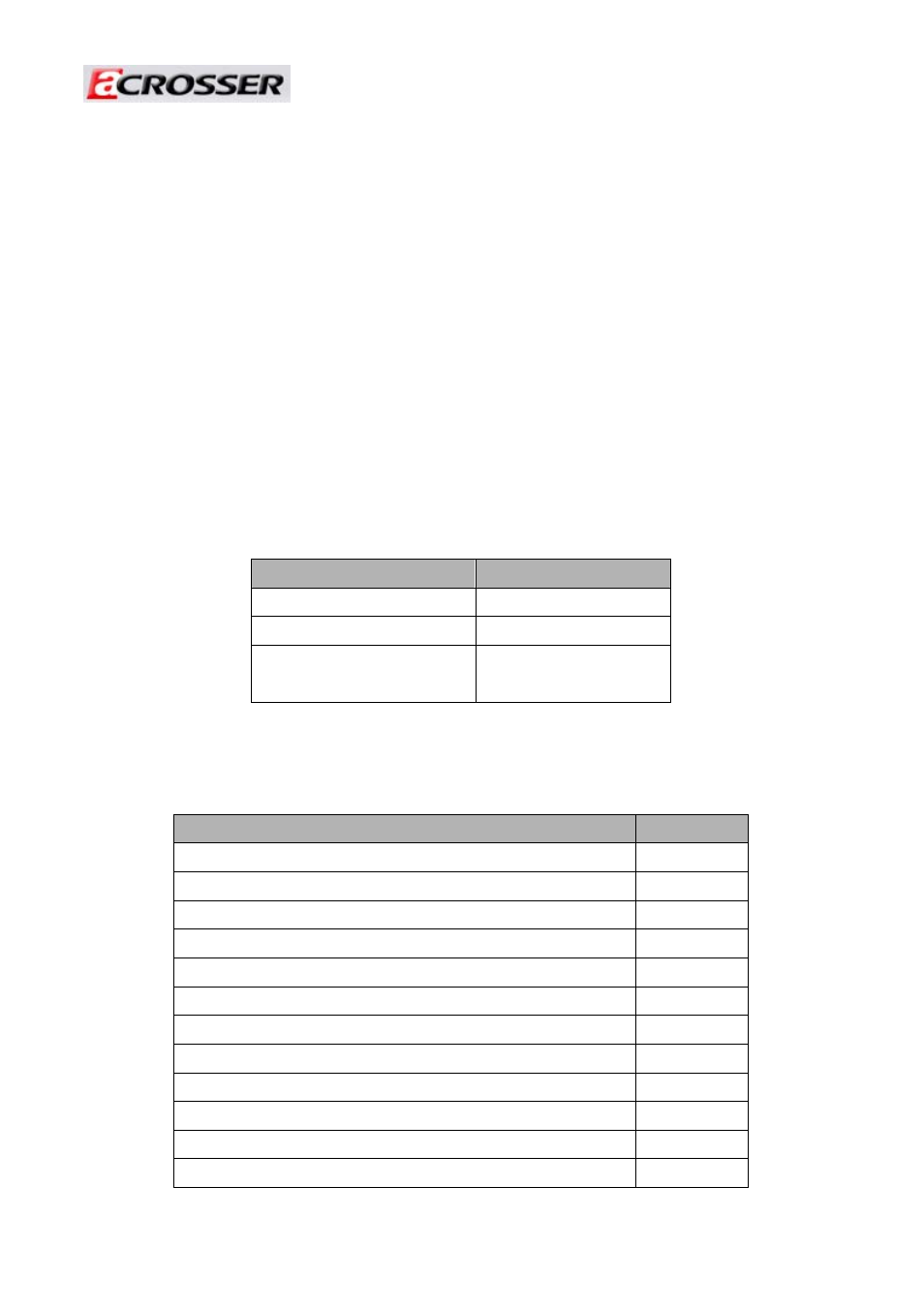 Acrosser AR-V5403FL User Manual | Page 3 / 47