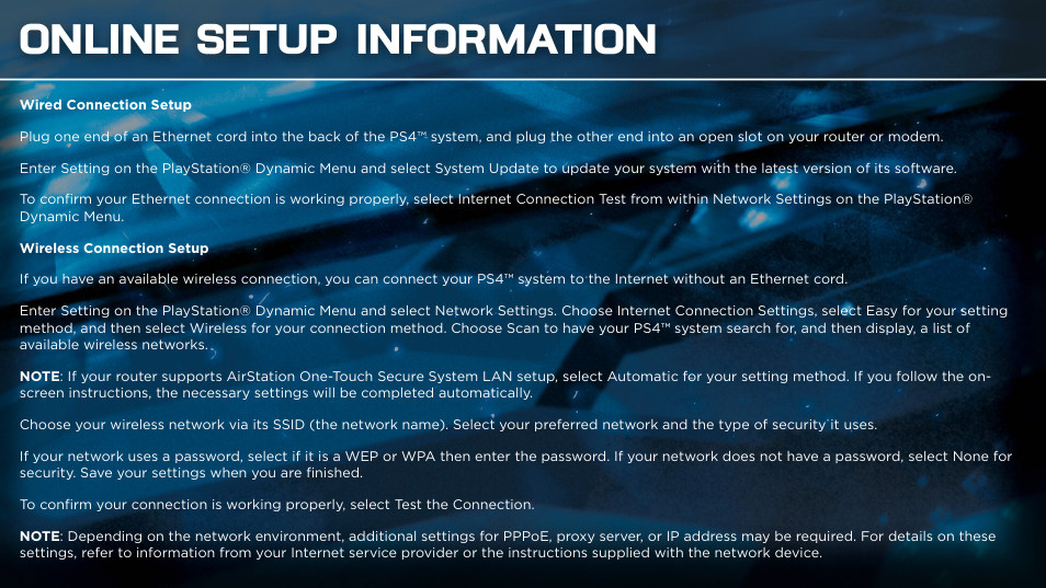 Online setup information | Activision Amazing Spider-Man 2 User Manual | Page 3 / 6