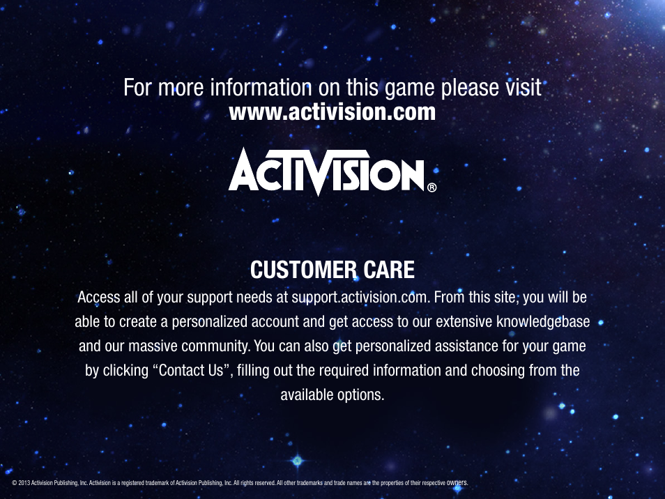 Customer care | Activision Angry Birds Star Wars User Manual | Page 14 / 15