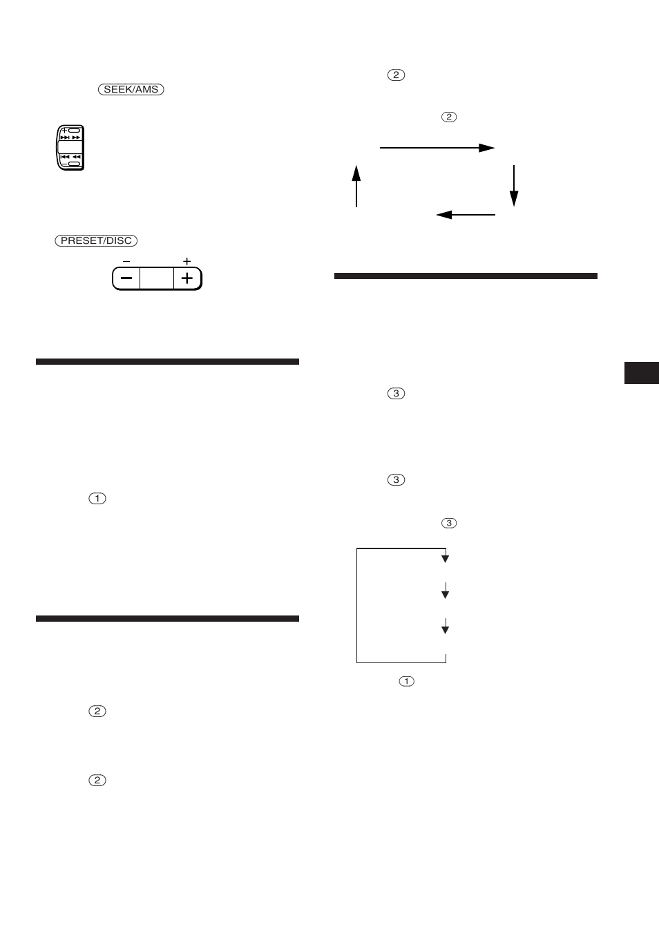 Scanning the tracks, Playing tracks repeatedly, Playing tracks in random order | Sony XR-3753 User Manual | Page 11 / 100