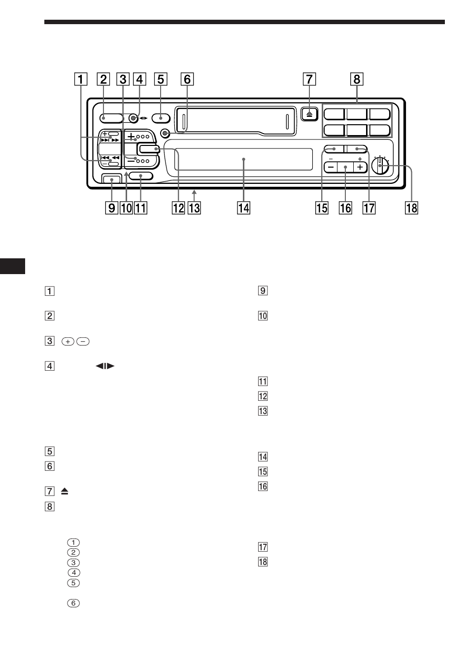 Location of controls | Sony XR-3753 User Manual | Page 14 / 100