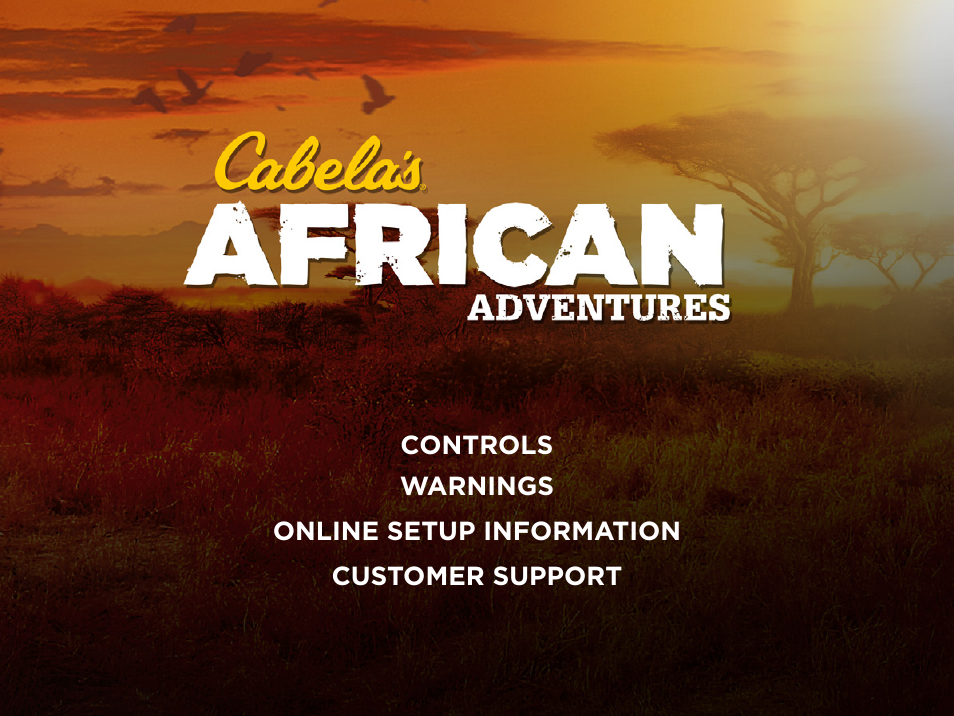 Activision Cabela's African Adventures User Manual | Page 2 / 10