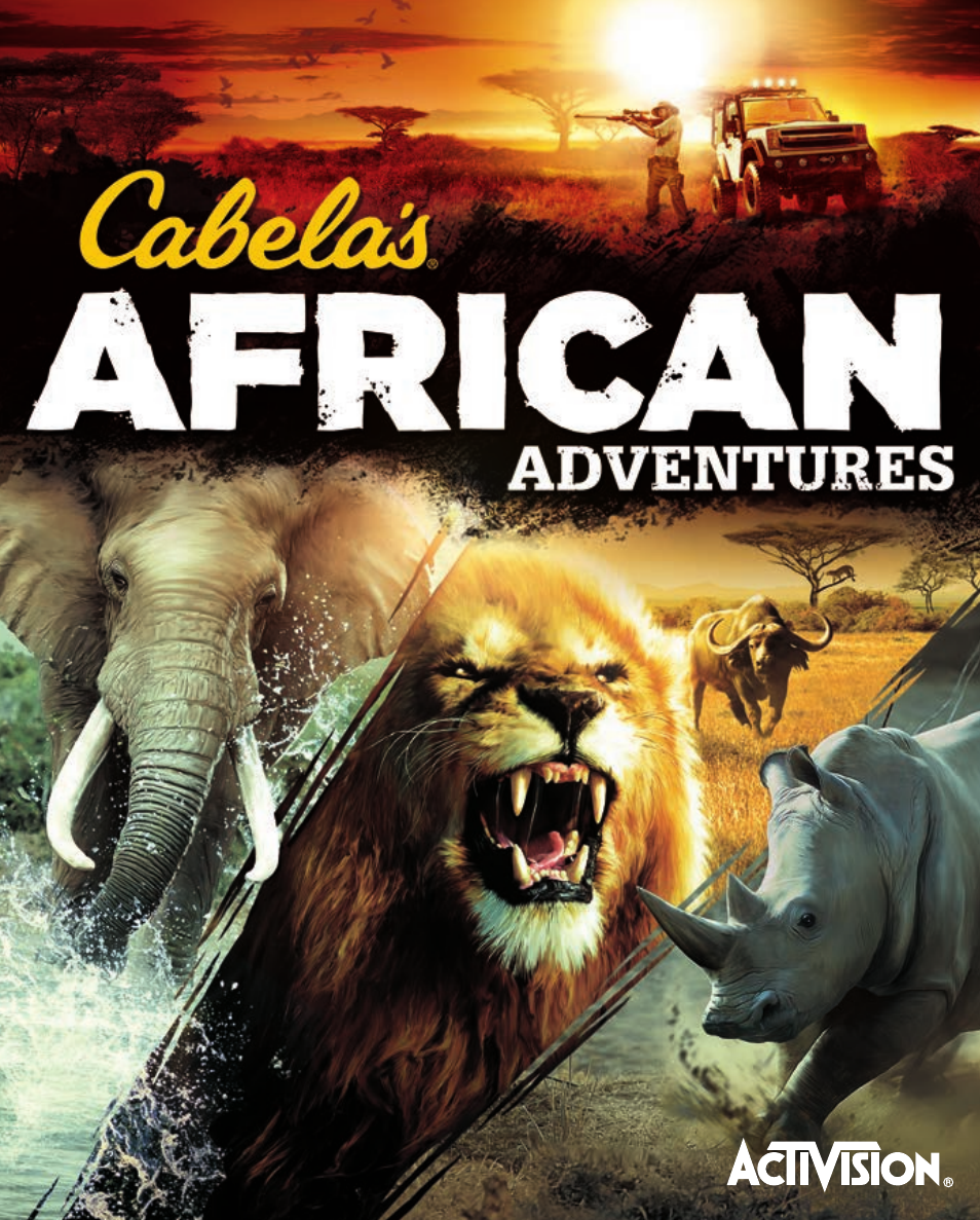 Activision Cabela's African Adventures User Manual | 8 pages