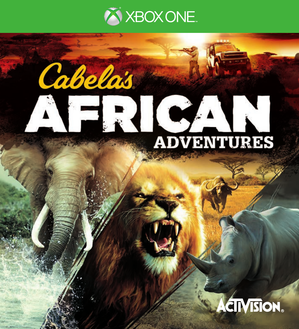 Activision Cabela's African Adventures User Manual | 7 pages