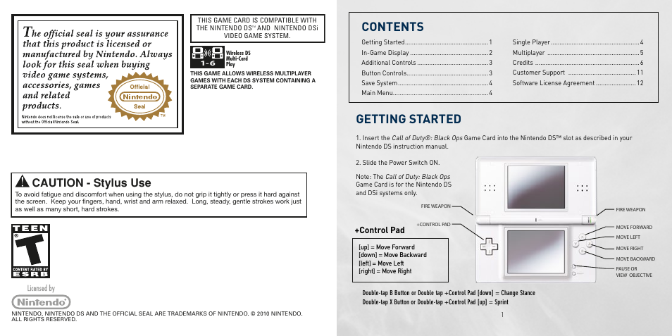 Activision Call of Duty: Black Ops User Manual | Page 3 / 9