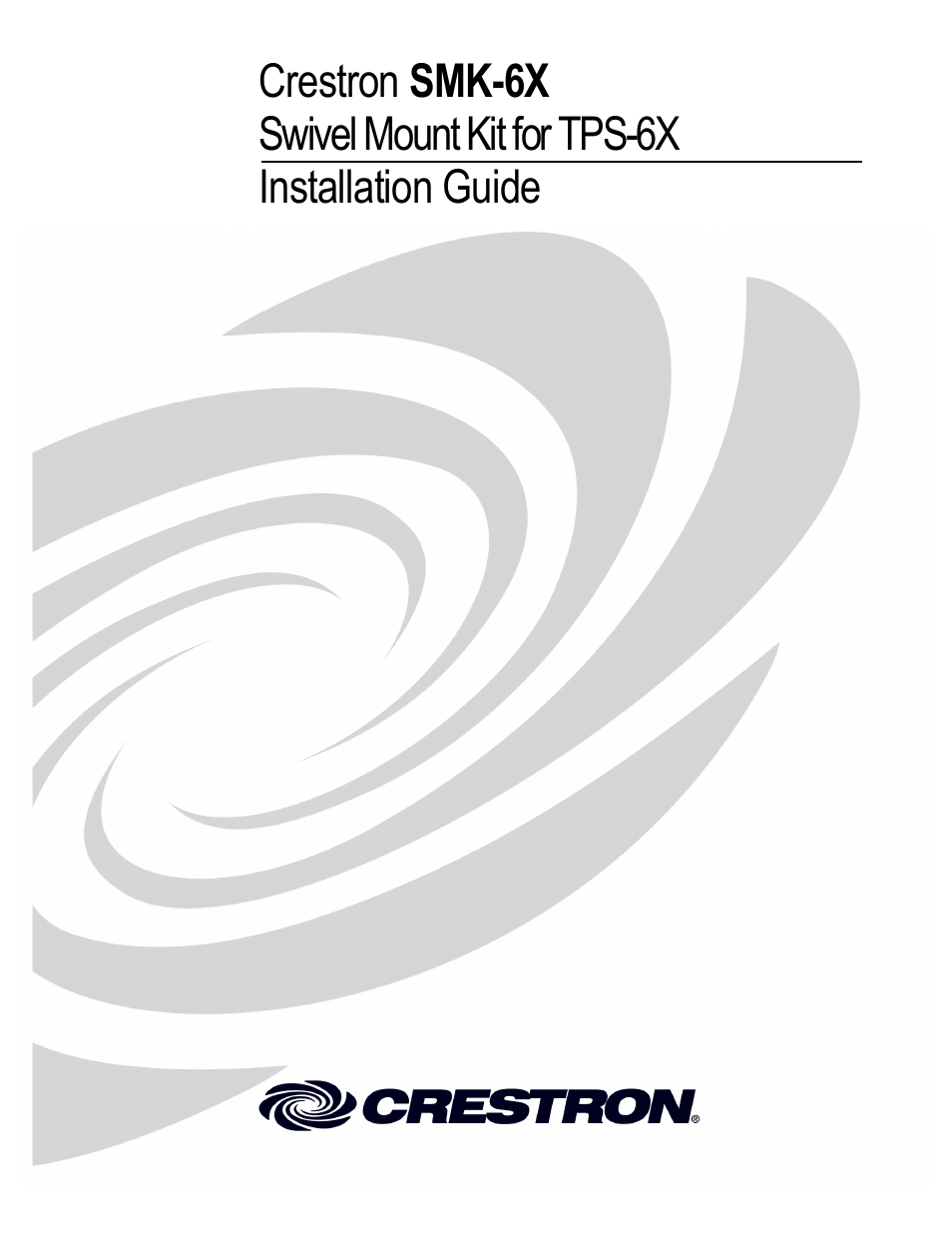 Crestron electronic SMK-6X User Manual | 16 pages