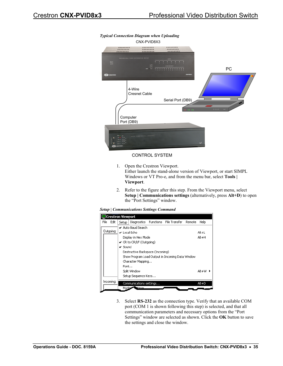 Crestron electronic CNX-PVID8x3 User Manual | Page 39 / 48