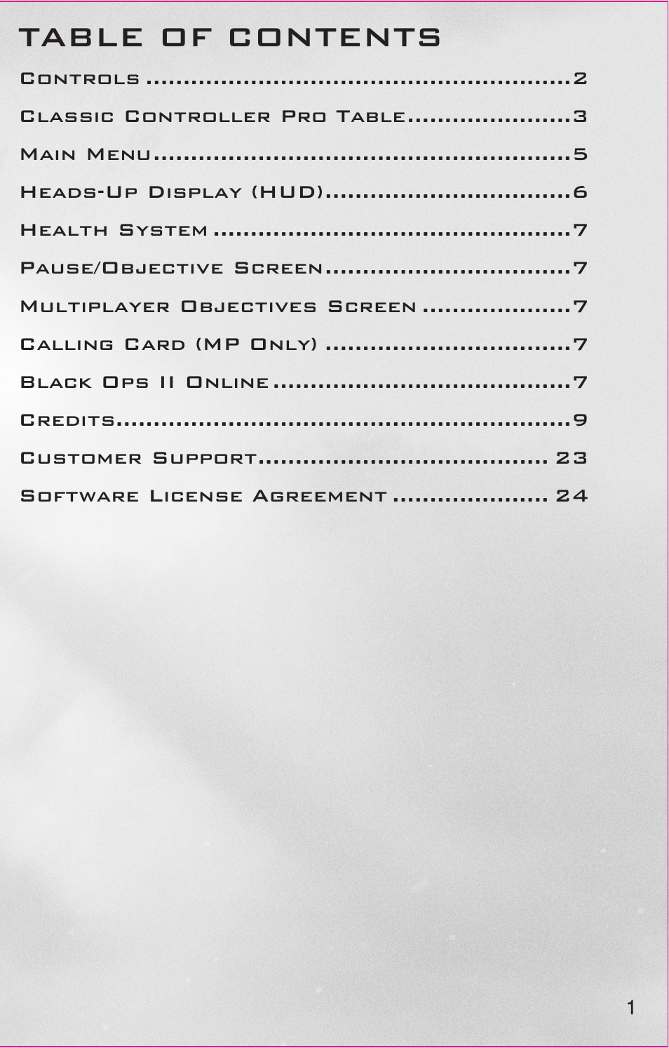 Activision Call of Duty: Black Ops II User Manual | Page 2 / 26
