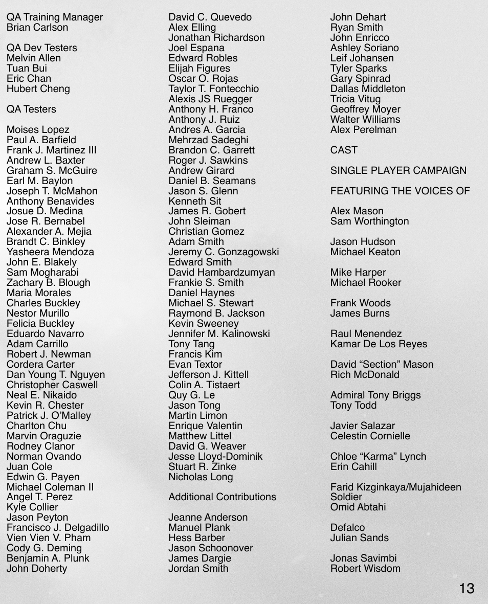 Activision Call of Duty: Black Ops II User Manual | Page 15 / 34