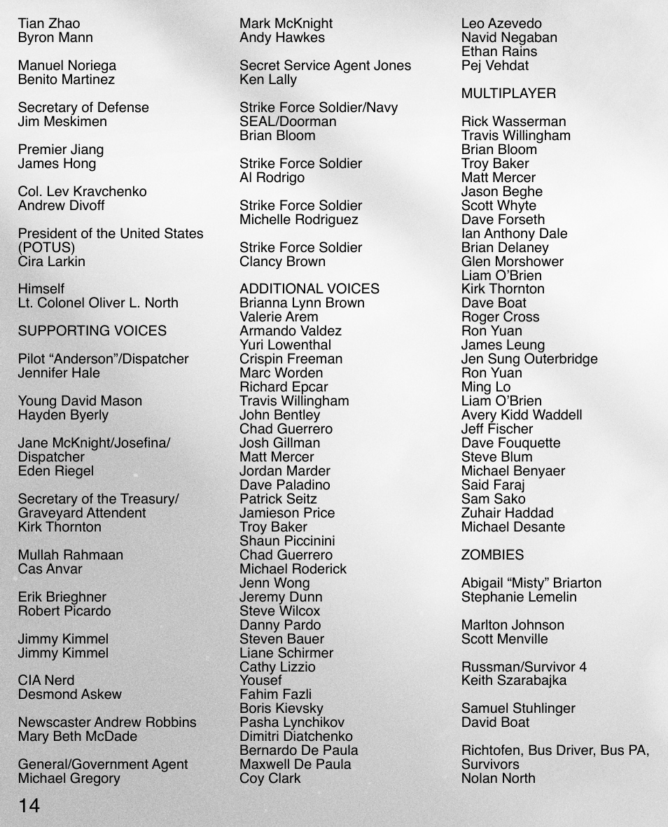 Activision Call of Duty: Black Ops II User Manual | Page 16 / 34