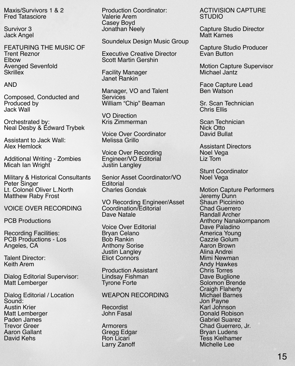 Activision Call of Duty: Black Ops II User Manual | Page 17 / 34