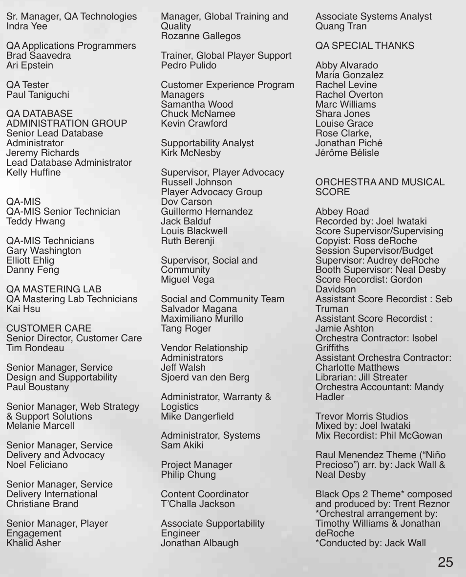 Activision Call of Duty: Black Ops II User Manual | Page 26 / 33