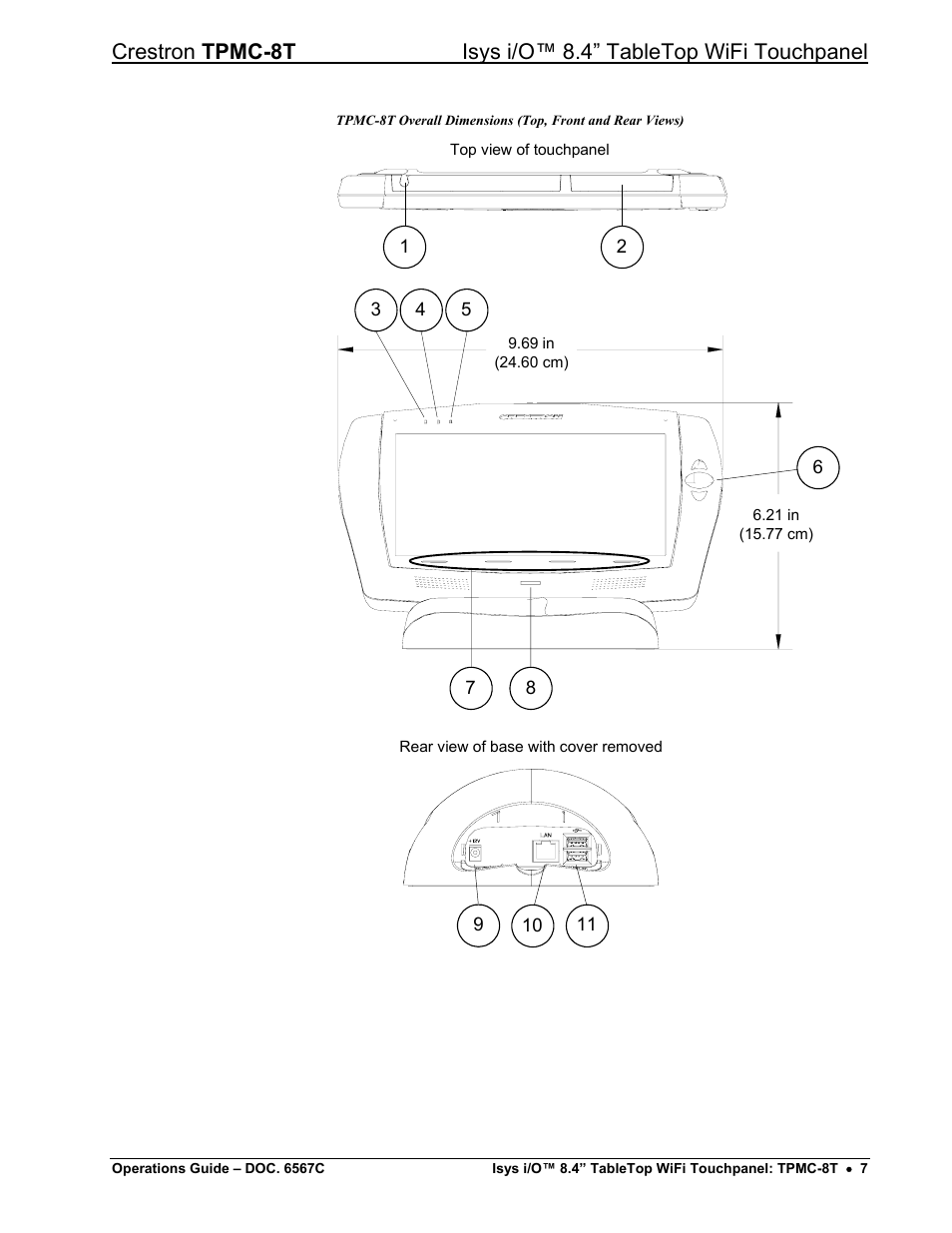 Crestron electronic TPMC-8T User Manual | Page 11 / 82