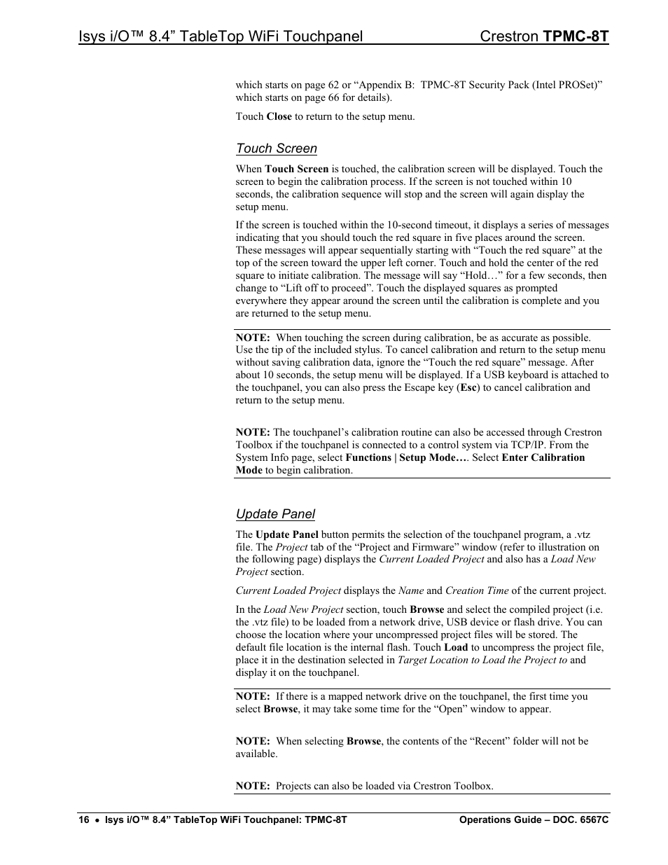 Crestron electronic TPMC-8T User Manual | Page 20 / 82