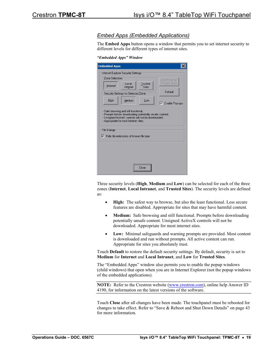Crestron electronic TPMC-8T User Manual | Page 23 / 82