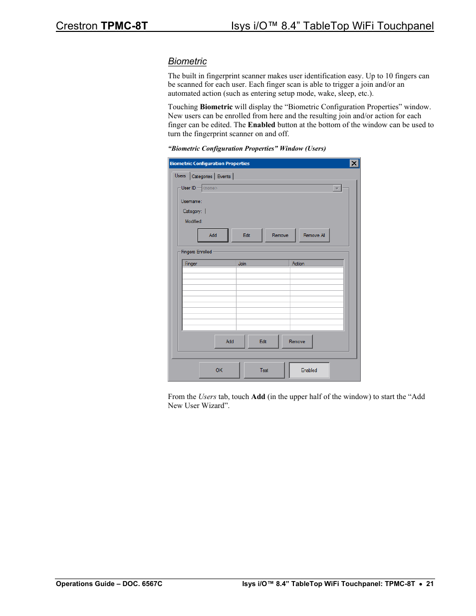 Crestron electronic TPMC-8T User Manual | Page 25 / 82