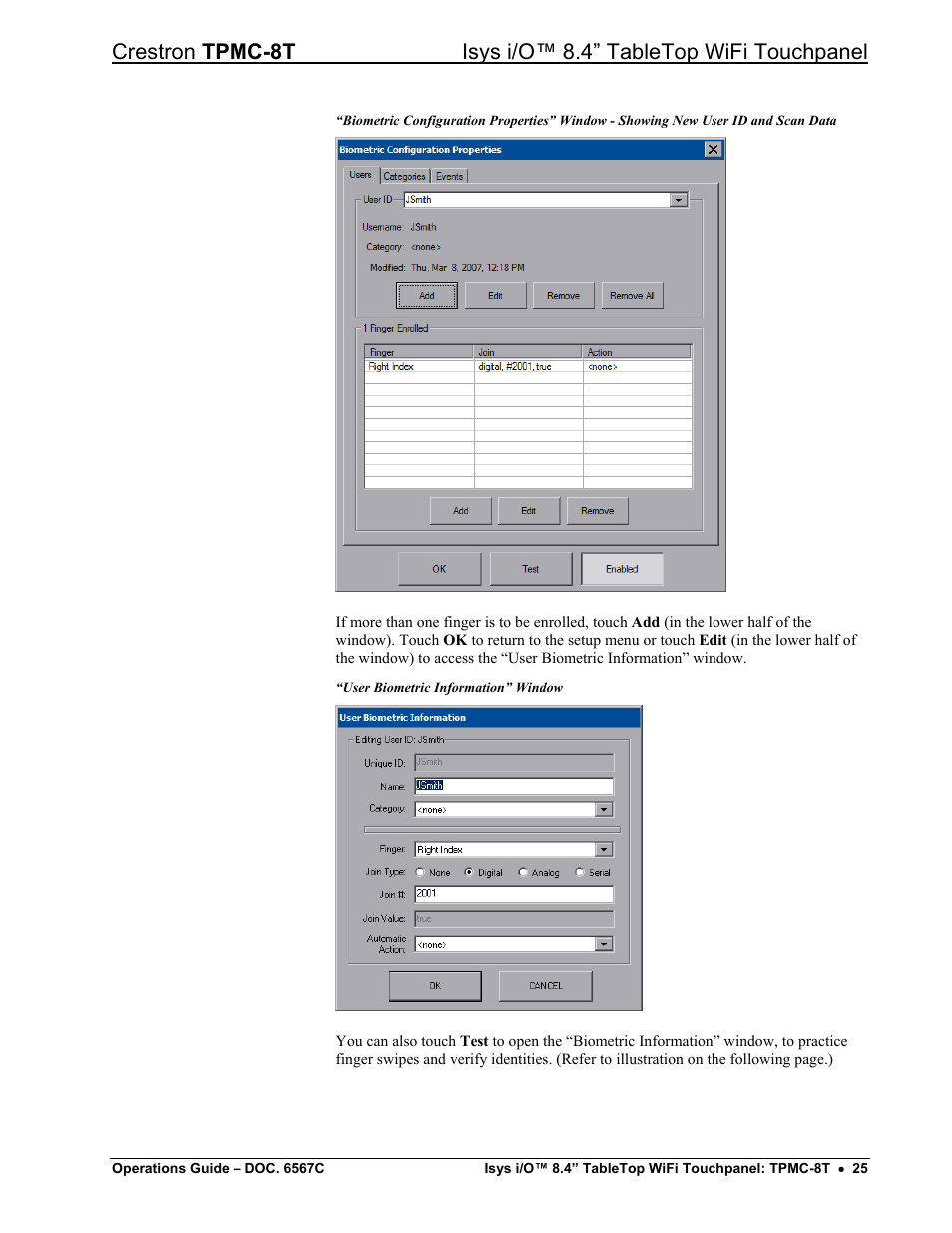 Crestron electronic TPMC-8T User Manual | Page 29 / 82