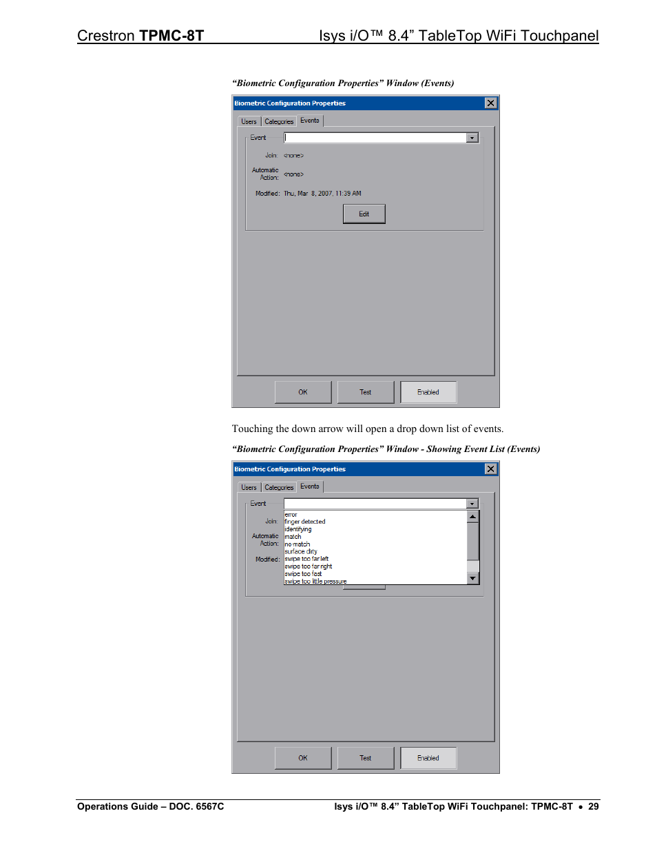 Crestron electronic TPMC-8T User Manual | Page 33 / 82