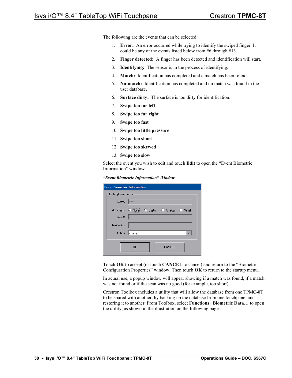Crestron electronic TPMC-8T User Manual | Page 34 / 82