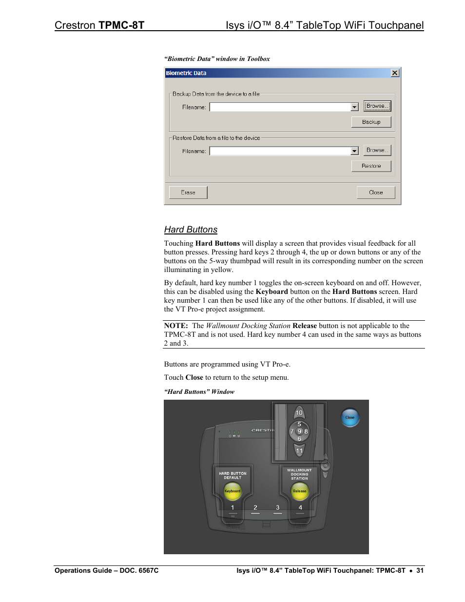 Crestron electronic TPMC-8T User Manual | Page 35 / 82