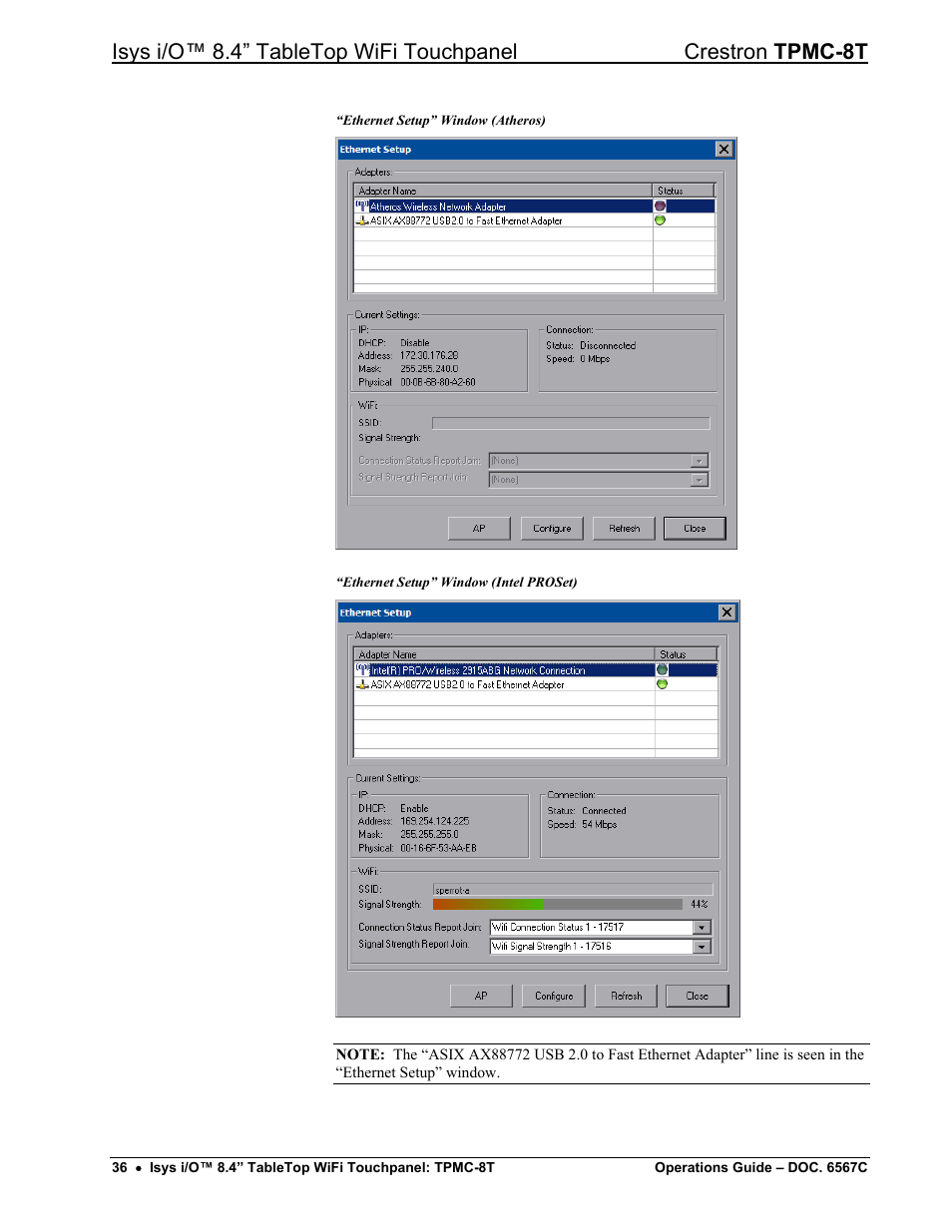 Crestron electronic TPMC-8T User Manual | Page 40 / 82