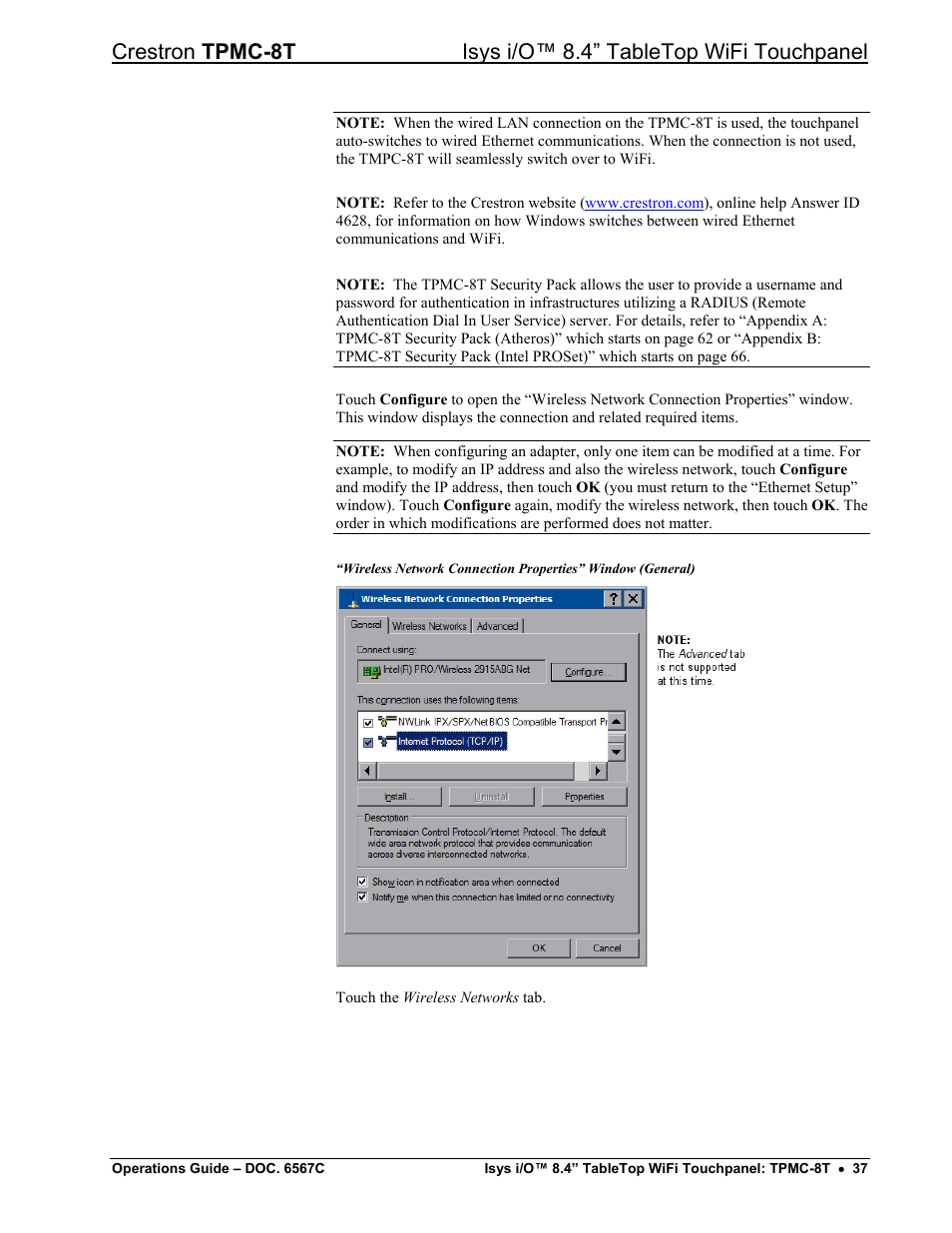 Crestron electronic TPMC-8T User Manual | Page 41 / 82