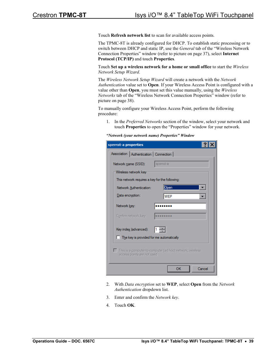 Crestron electronic TPMC-8T User Manual | Page 43 / 82