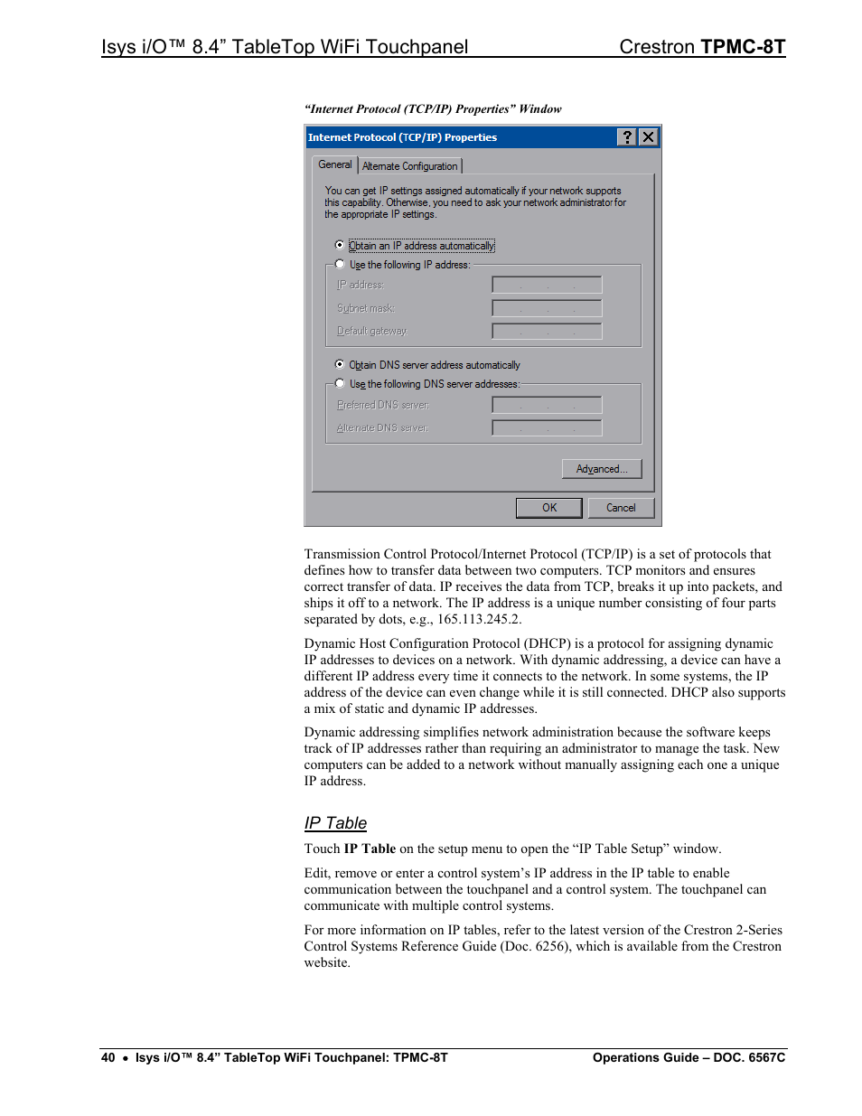 Crestron electronic TPMC-8T User Manual | Page 44 / 82