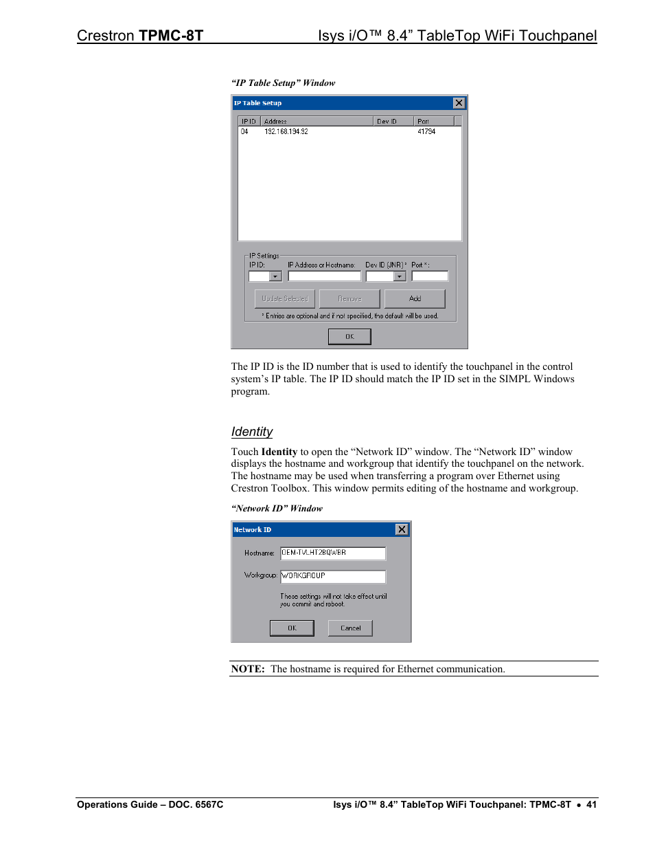 Crestron electronic TPMC-8T User Manual | Page 45 / 82
