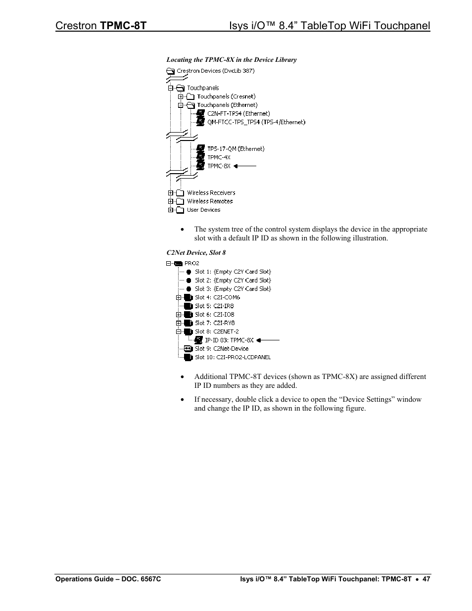 Crestron electronic TPMC-8T User Manual | Page 51 / 82