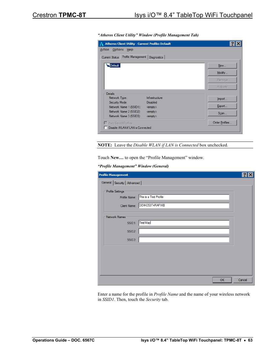 Crestron electronic TPMC-8T User Manual | Page 67 / 82