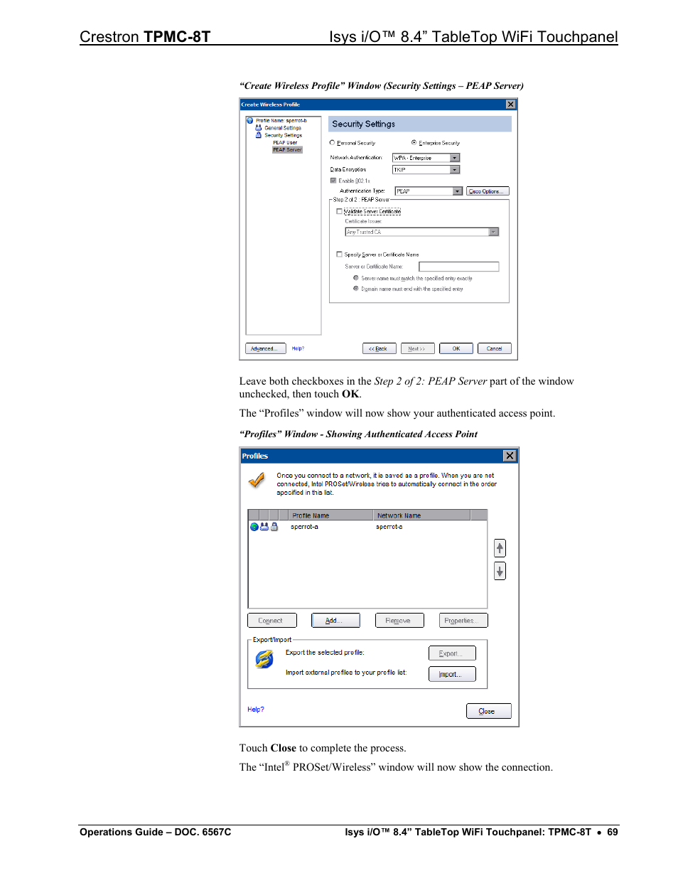 Crestron electronic TPMC-8T User Manual | Page 73 / 82