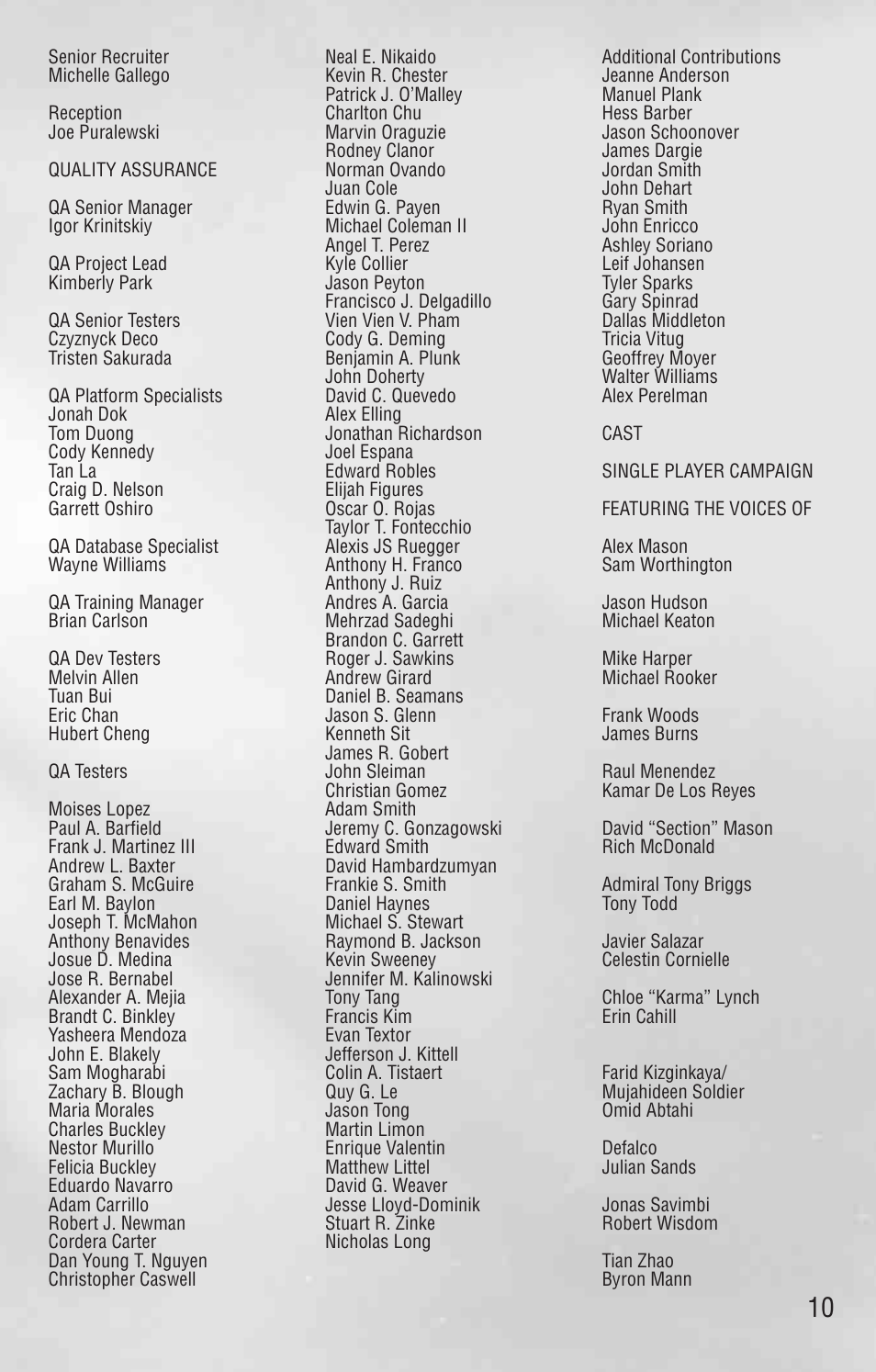 Activision Call of Duty: Black Ops II User Manual | Page 10 / 24
