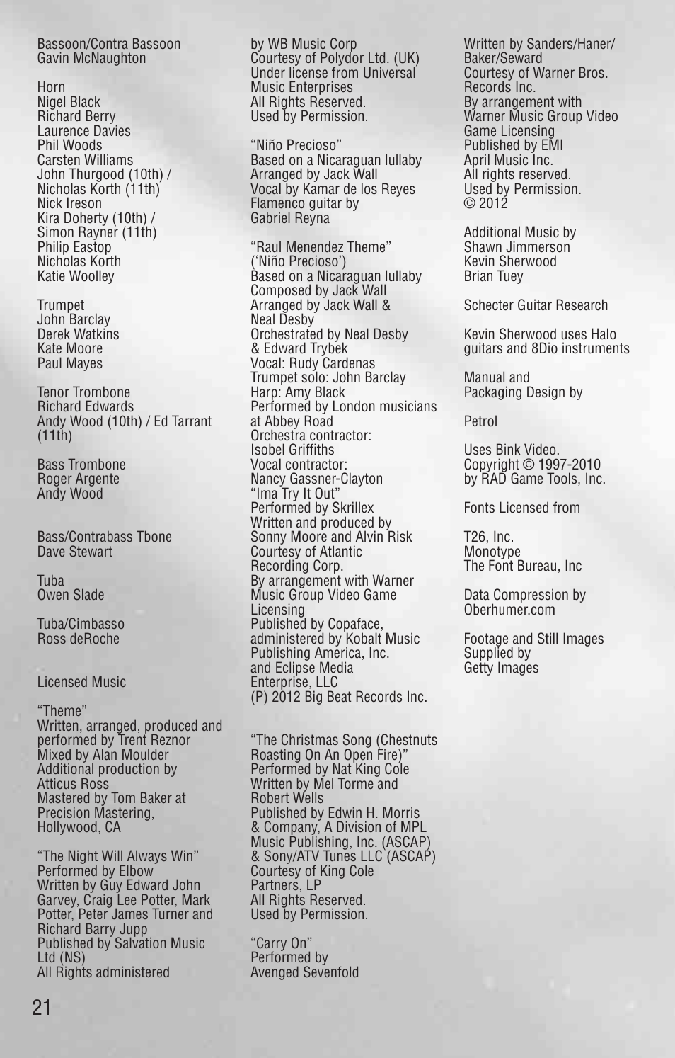 Activision Call of Duty: Black Ops II User Manual | Page 21 / 24