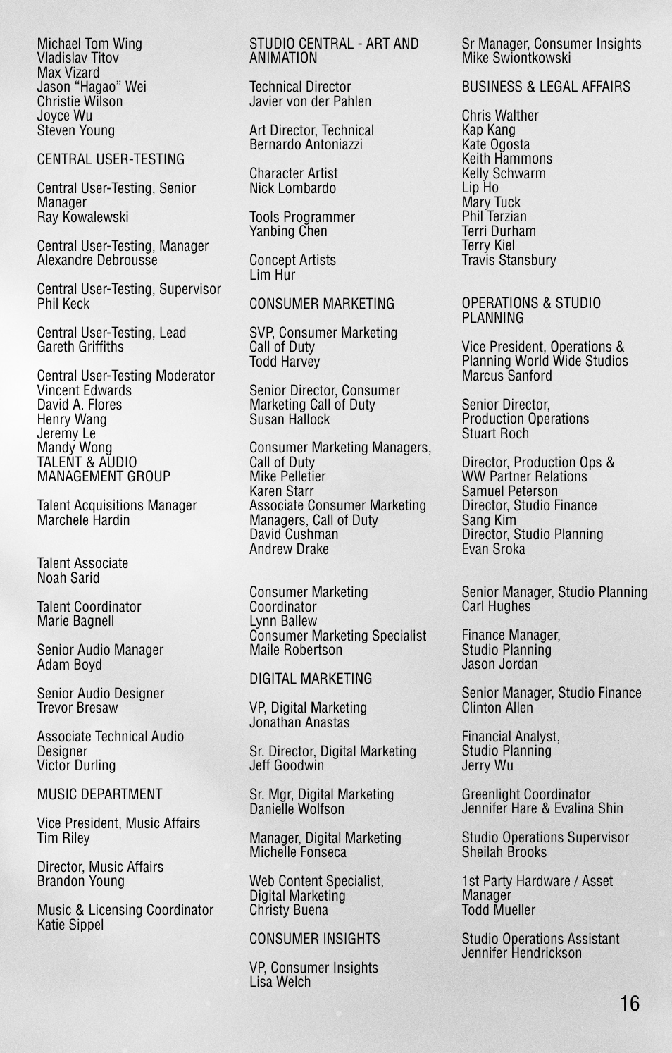 Activision Call of Duty: Black Ops II User Manual | Page 16 / 25