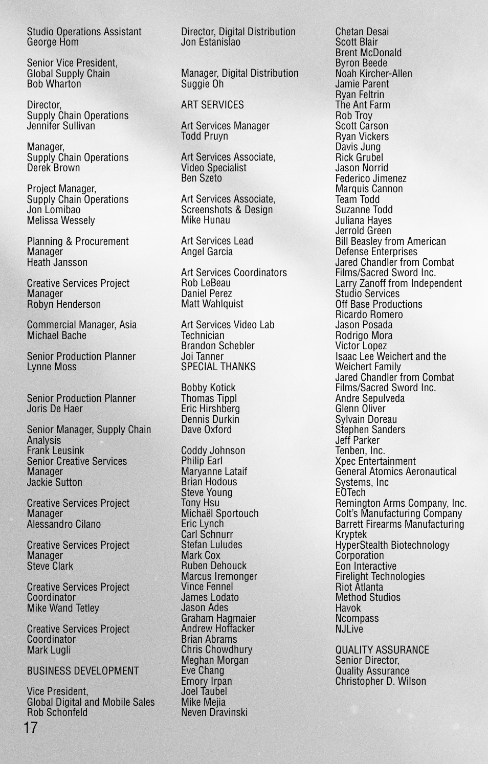 Activision Call of Duty: Black Ops II User Manual | Page 17 / 25