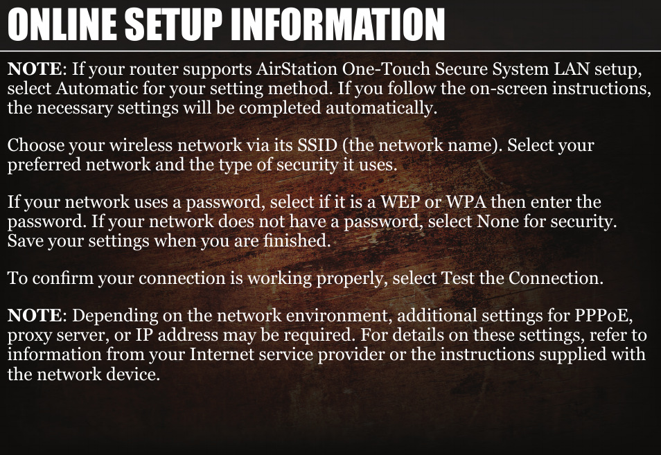 Online setup information | Activision Duck Dynasty User Manual | Page 12 / 14