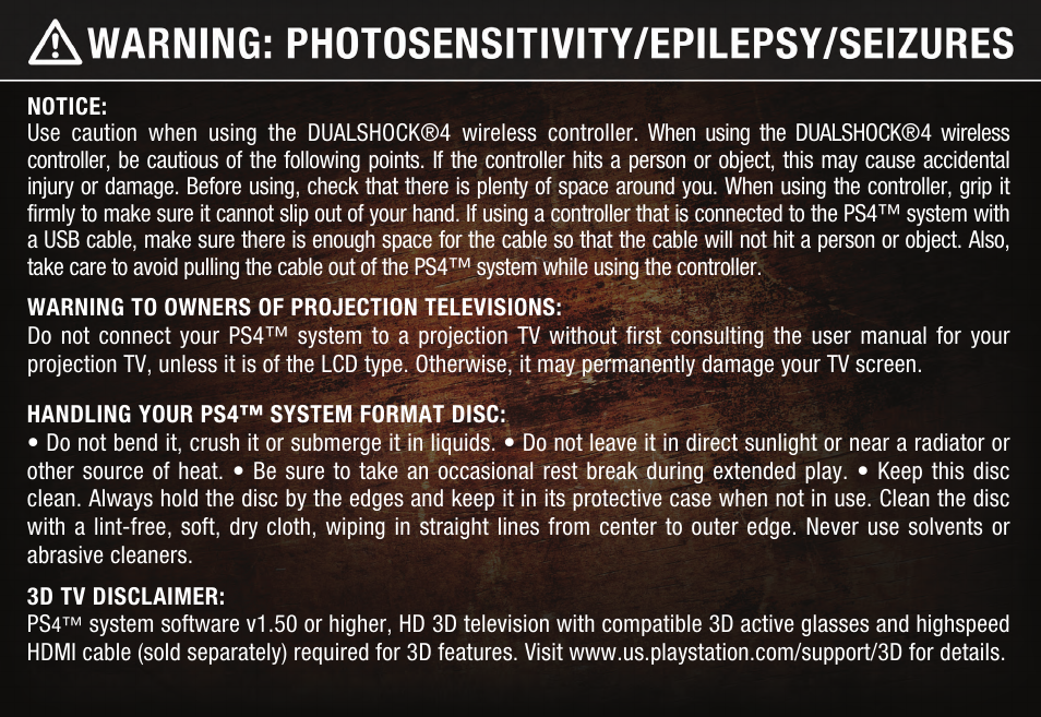 Warning | Activision Duck Dynasty User Manual | Page 3 / 13