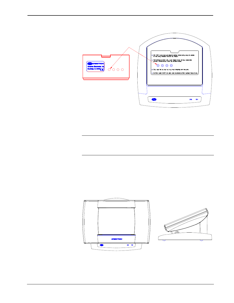 Crestron st-ds docking station/charger | Crestron electronic ST-DS User Manual | Page 9 / 17