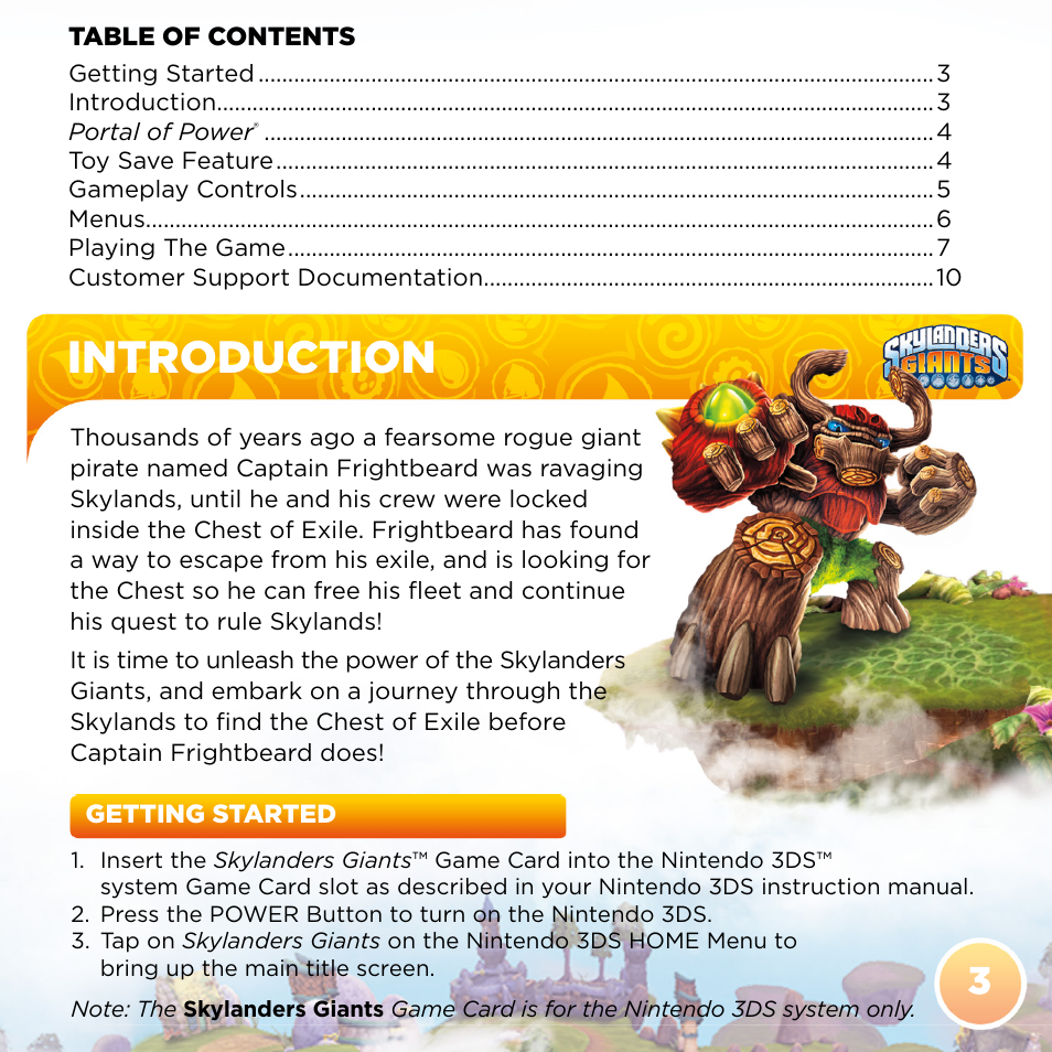 Introduction | Activision Skylanders Giants User Manual | Page 5 / 14