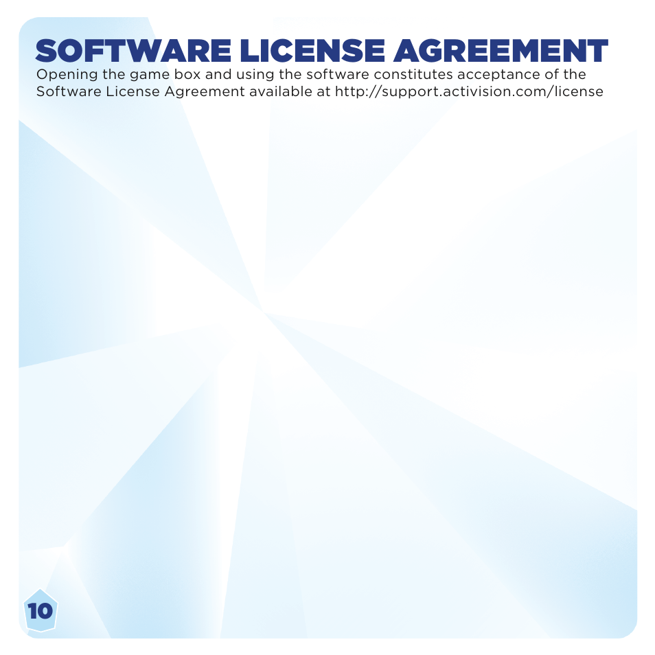 Software license agreement | Activision Skylanders Trap Team User Manual | Page 14 / 15