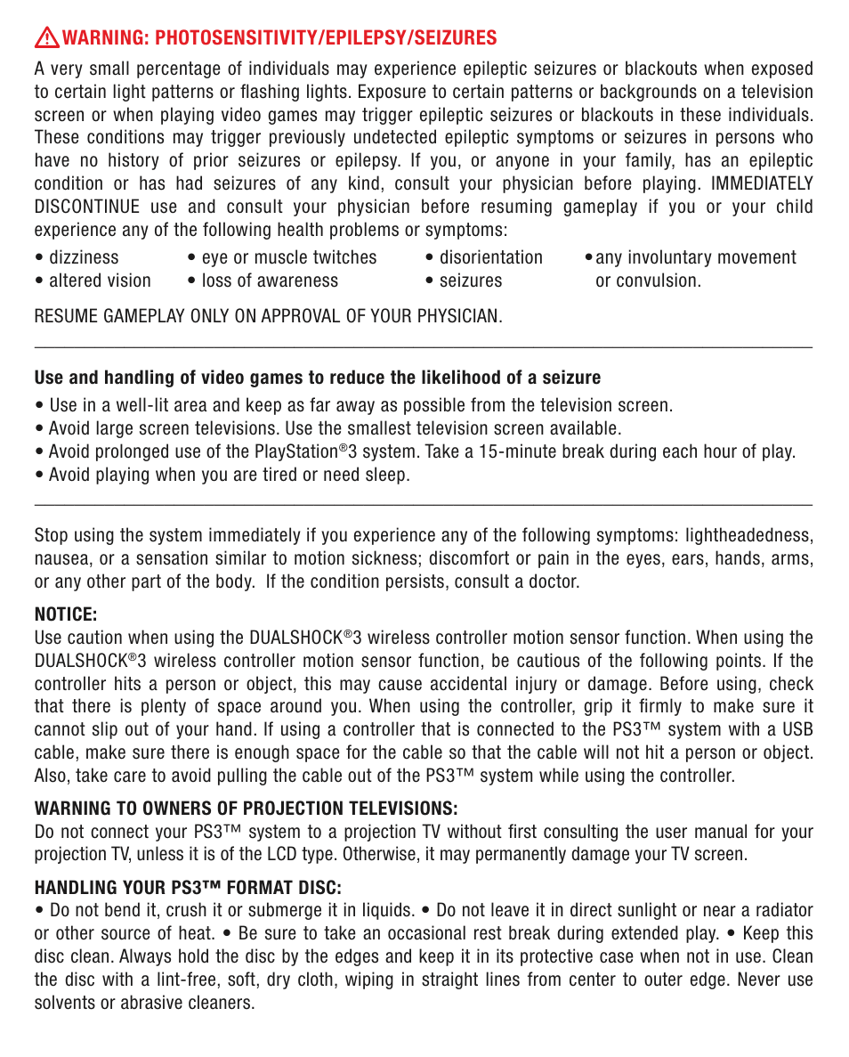 Playstation, 3 system getting started starting a game, Quitting a game | Saved data for ps3™ format software, Notices | Activision Skylanders Trap Team User Manual | Page 2 / 12