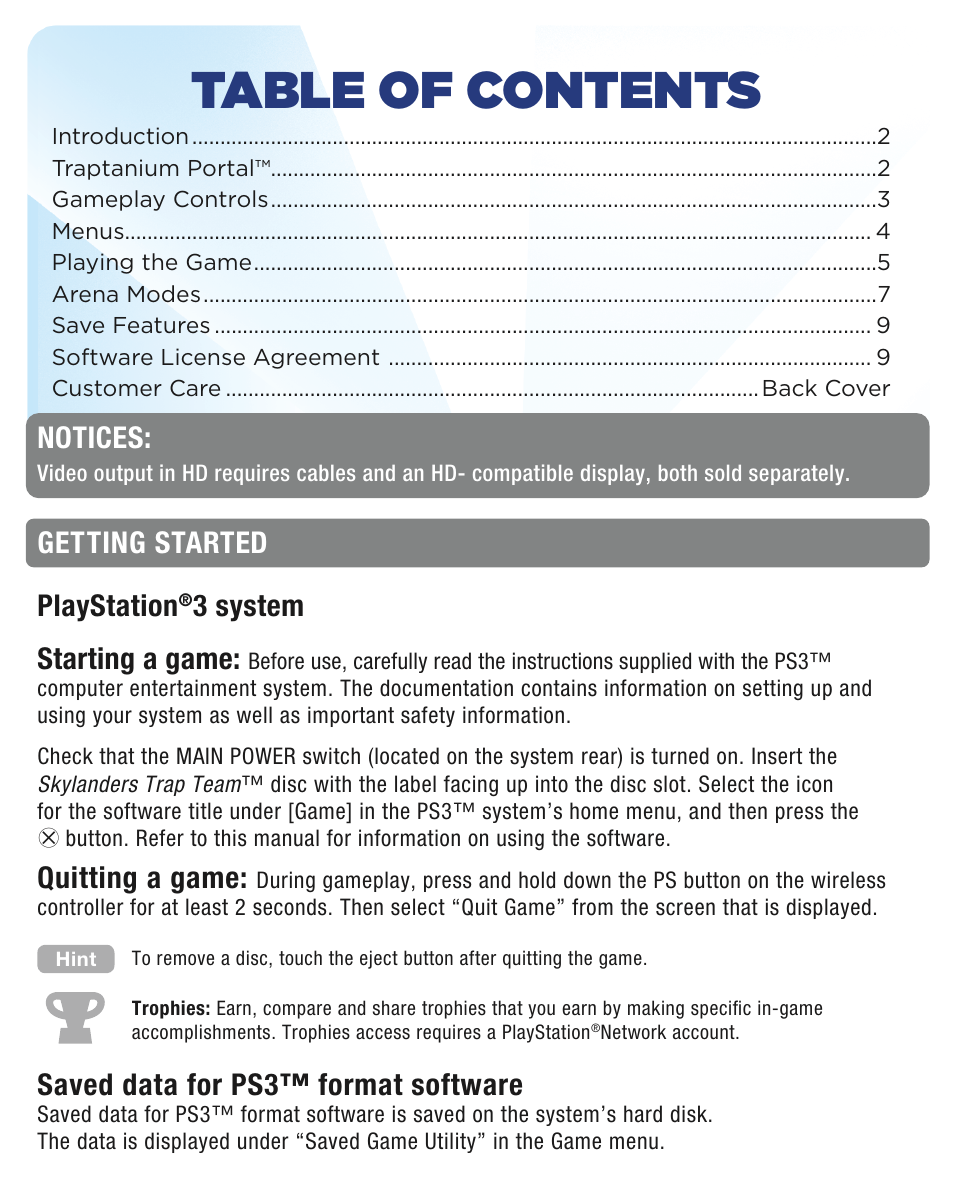 Activision Skylanders Trap Team User Manual | Page 3 / 12