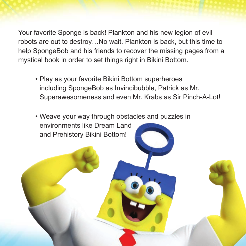 Activision SpongeBob HeroPants User Manual | Page 5 / 8