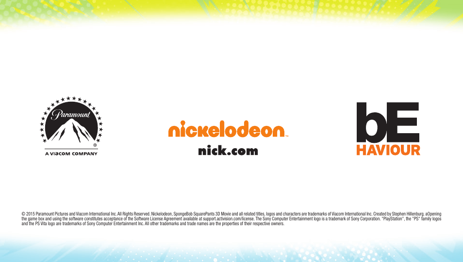 Activision SpongeBob HeroPants User Manual | Page 12 / 12
