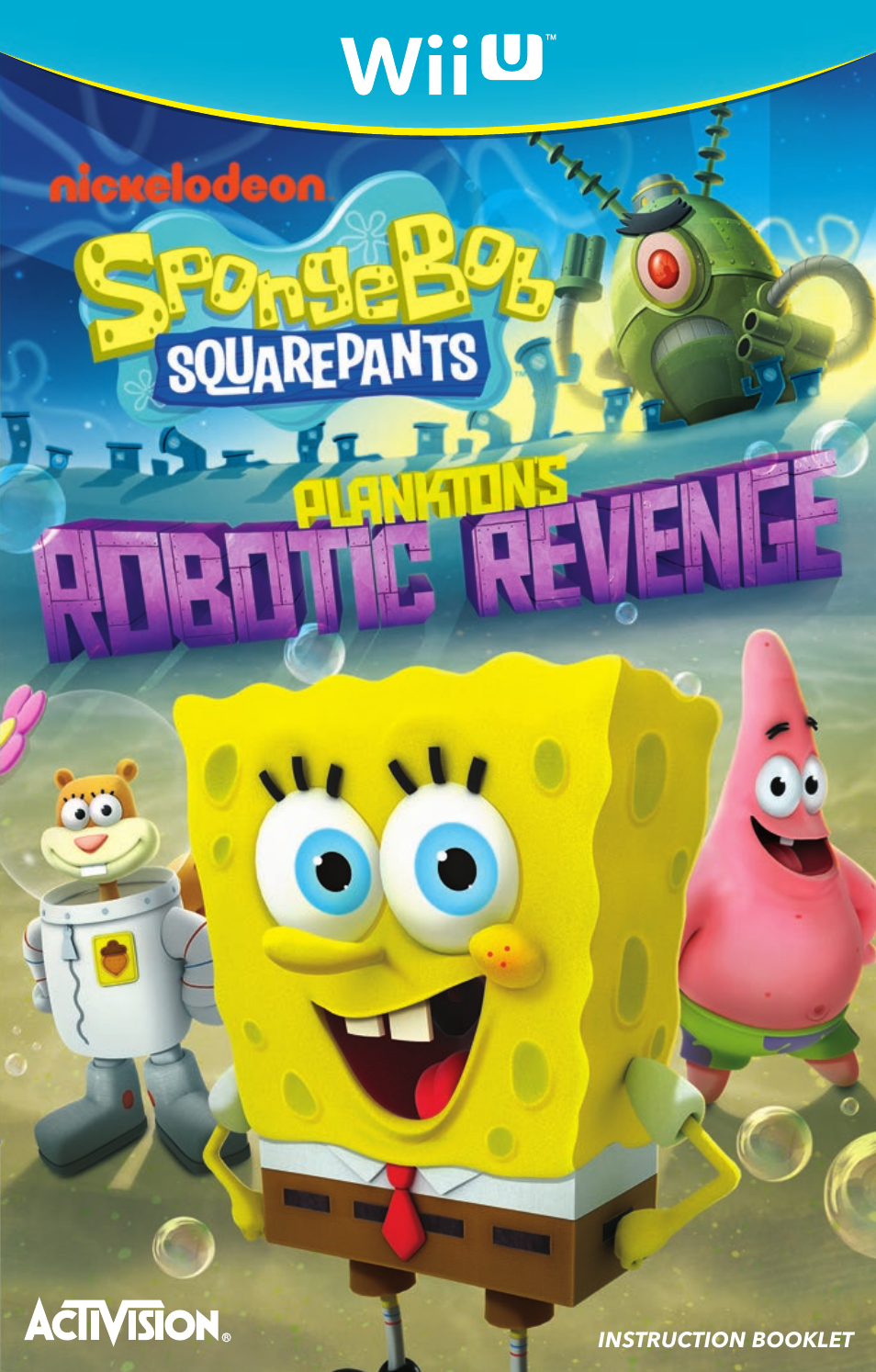 Activision SpongeBob SquarePants: Plankton's Robotic Revenge User Manual | 8 pages