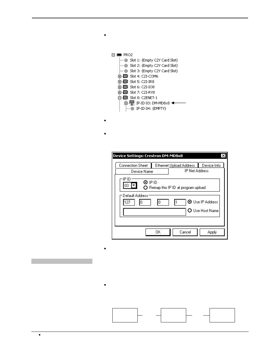 Ip table options, 8x8 digitalmedia™ switcher crestron dm-md8x8 | Crestron electronic DM-MD8X8 User Manual | Page 52 / 112